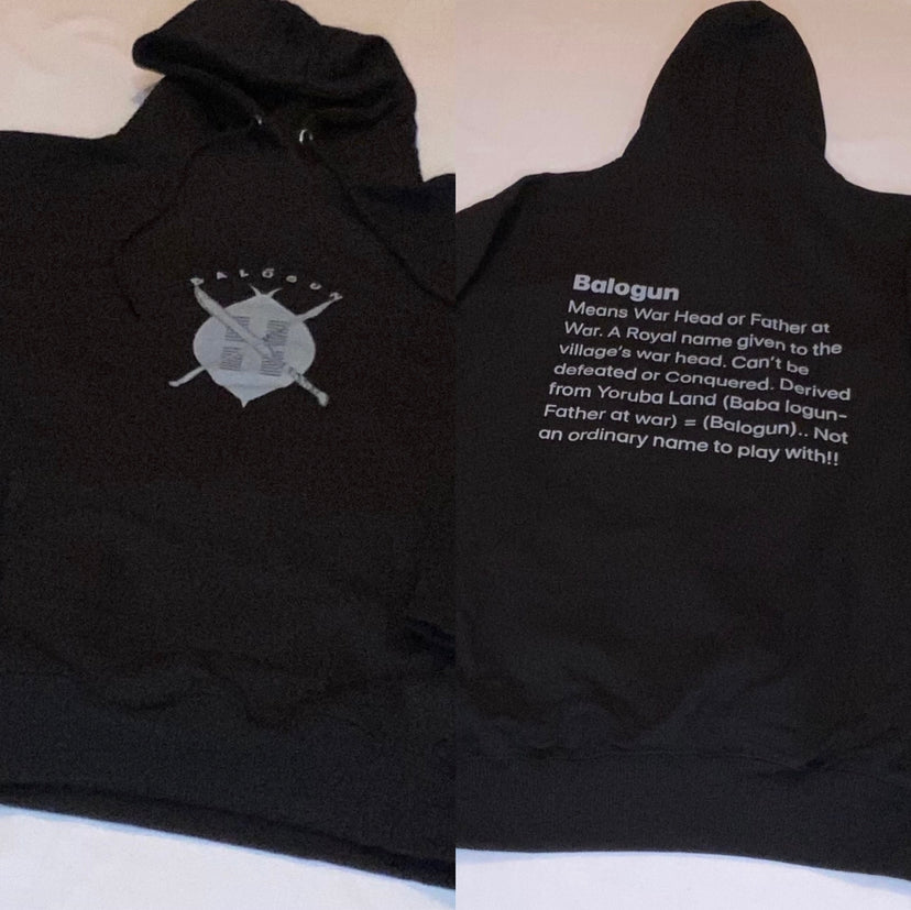 Balogun Logo w/definiton fleece hoodies – Balogun Clothing